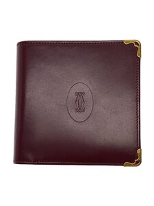 Cartier◆2つ折り財布/レザー/BRD/レディース