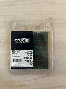 未開封品 Crucial CT2K16G4SFRA32A DDR4-3200 PC4-25600 SODIMM 16GBx2枚 32GBKIT