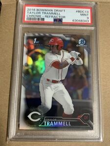 2016 bowman Taylor trammell リフ　psa9