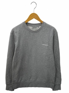 カーハート carhartt SCRIPT EMBROIDERY SWEAT クルーネック スクリプト エンブロイダリー 刺繍 スウェット トレーナー M GRAY(グレー) メ