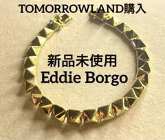 【新品】EDDIE BORGO ピラミッドテニスブレスレット スタッズ ゴールド