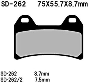 ベスラ(Vesrah) HighPerformance ブレーキパッド SD-262