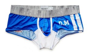 新品　未使用 ★☆ DM UNDER WEAR ☆★ ボクサーパンツ 青系 XL