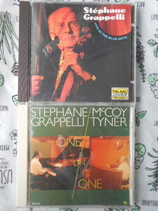 Stphane Grappelliステファン グラッペリCD2枚Live At The Blue Note・マッコイ タイナー デュオ 時さえ忘れて ONE ON ONE