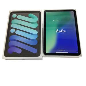 【中古品】初期化済 Apple iPad MINI6 スペースグレー Wi-Fi＆cellular 256GB 判定不明 タブレット端末 L76245RL