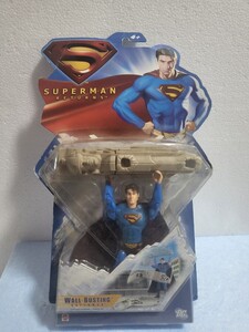 アンティークフィギュア Superman Returns SUPERMAN RETURNS スーパーマン・リターンズ WALLBUSTING マテル ウォールバスティング 