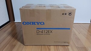 ☆未使用に近い☆　ONKYO 2Way スピーカーシステム D-412EX オンキョー