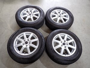 YS13874【送料無料215/65R16】エリシオン クロスロード 2023年製 中古スタッドレスセット ★16×6.5J 114.3/5H ET53★1円スタート