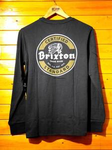 送料280円 BRIXTON ブリクストン 長袖Ｔシャツ ブラック　XSサイズ 新品