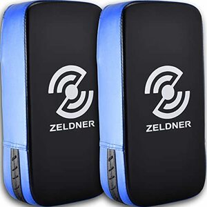 ZELDNER キックミット 2個セット 空手 キックボクシング ミット パンチミット 超軽量 本格 格闘技 ボクシング 練習 打撃 ジム トレ