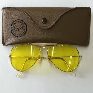 ☆RAY-BAN USA B&L アウトドアーズマン カリクローム イエロー レイバン ヴィンテージ ボシュロム サングラス !