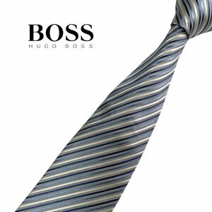 HUGO BOSS ネクタイ レジメンタル柄 ストライプ柄 ヒューゴボス USED 中古 m1203