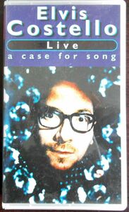 V1/国内盤中古VHS☆エルヴィス・コステロ・ライブ☆「ア・ケース・フォー・ソング・ツアー」　　Elvis Costello