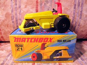 ◆マッチボックス　21　ロードローラー　MATCHBOX ROD ROLLER　未使用　未展示