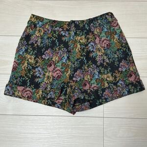 □OZOC オゾック キュロットパンツ 36 Sサイズ？ 薔薇柄 花柄 未使用？ レディース ショートパンツ ボトムス 紙タグ無し 【萌猫堂】