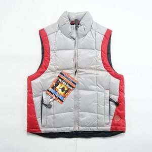 定価12,000円　未使用品　高品質　BURTON　Kids　Backhillキッズ バックヒル ダウンベスト　XS（101－115）サイズ レトロ 銀色系 ユニクロ