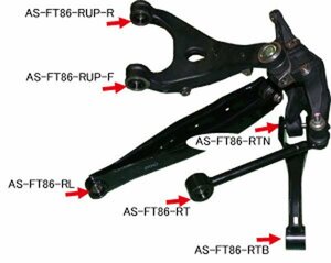 リア アーム ピロ ブッシュセット トヨタ ８６ ZN6 AS-FT86-RKIT