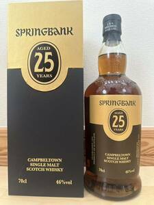 スプリングバンク WHISKY 25年　SPRING BANK