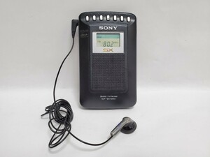 SONY ソニー ポケットラジオ ポータブルラジオ ICF-SX705V ラジオ 3BAND TV FM AM 動作品