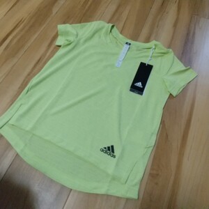 adidas KIDS130cm 半袖 Tシャツ ライム アディダス