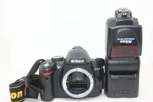 Nikon デジタル一眼レフカメラ D3000 スピードライト SB-700 ストロボセット #0093-780