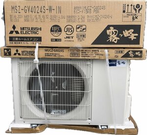 1円★ジャンク品(室外機破損)　三菱電機 MITSUBISHI ルームエアコン 霧ヶ峰 14畳 MSZ-GV4024S-W　送料無料【4902901988202】