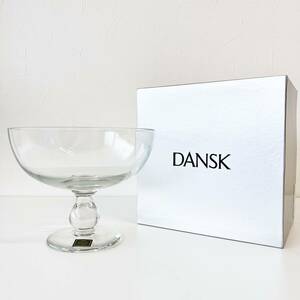 DANSK ダンスク コンポート ガラス 器 食器 フルーツ お菓子 箱付き