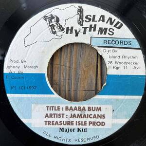 ★送料込み！Treasure Isle Classics！鉄板/MUST/定番【The Jamaicans - Baba Boom / Jah Thomas, Tommy McCook】7inch Island Rhythms Re