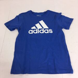 送料無料★adidas アディダス★半袖Tシャツ　トップス★青★キッズ　子供　150 ジュニア#61019sau