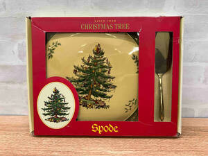 ★ SPODE スポード CHRISTMAS TREE GARLAND CAKE PLATE AND SERVER クリスマスプレート サーバー