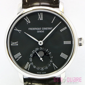 【値下げ交渉可】フレデリック・コンスタント スリムライン ムーンフェイズ 腕時計 未使用品 FC-705GR4S6