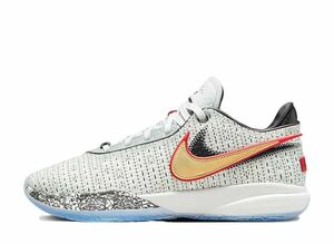 Nike Lebron 20 "White/Black/University Red/metallic Gold" 29cm DJ5422-100