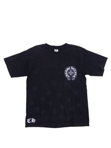 クロムハーツ スターポケットTシャツ サイズM 半袖 ブラック CHROME HEARTS 中古品[C126U198]