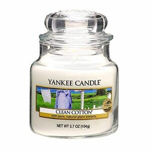 YANKEE CANDLE ヤンキーキャンドル ジャーキャンドルSサイズ クリーンコットン