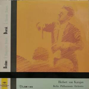 初期LP盤 ヘルベルト・フォン・カラヤン/Berlin Phil　Brahms「ハンガリー舞曲集」& Dvorak「スラヴ舞曲集」