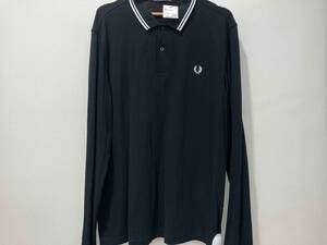 FRED PERRY フレッドペリー　ポロシャツ　長袖　ロングスリーブ　BLACK ブラック　M3636 350 1950 414 サイズXL