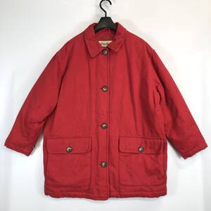 90s Eddie Bauer エディーバウアー ダウンカバーオール ブルゾン レッド レディースSサイズ