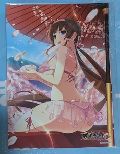 閃乱カグラNewWave　２Ｌ判　ブロマイド　両備　桜見