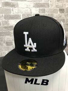 超人気MLB大谷翔平所属LAドジャース×NEWERA 59FIFTY定番ベーシックモデルフィッテッドキャップ5/8