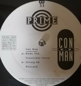 90s テクノ　12 Con Man Body one Transistor Force