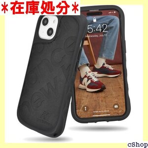 New Balance iPhone15 対応 ケー ニュー バランス ロゴ型押し スエード カバー ブラック 1372