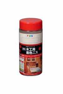 （まとめ買い）アサヒペン 油性木工用着色ニス 300ML ダークオーク 〔3個セット〕