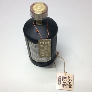 【未開栓】七年古酒 千年の響 亀壷貯蔵古酒四三度 琉球泡盛 720ml 瓶詰09.2.1