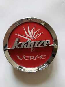 『49』Weds ウェッズ Kranze クレンツェ VERAE ヴェラーエ アルミホイール用 センターキャップ レッド 中古1個/1枚