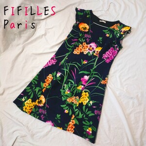 FIFILLES Paris フィフィーユ 花柄ワンピース 