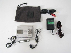 SONY　ソニー　MDウォークマン　MZ-R50　ポータブルMDレコーダー　簡易動作確認済