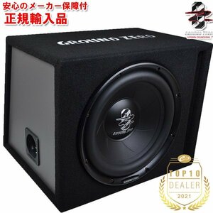 正規輸入品 GROUND ZERO グラウンドゼロ 30cm 4ΩSVC サブウーハー搭載ウーハーBOX GZIB 30BR