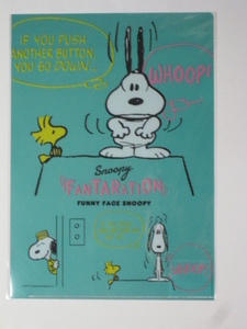 スヌーピー × おもしろサイエンスアート展 SNOOPY FANTARATION スヌーピー・ファンタレーション クリアファイル A4 ファニーフェイス