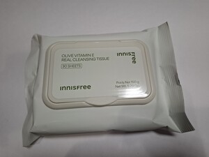 イニスフリー オリーブ ビタミンE リアル クレンジングシート メイク落とし ティッシュ innisfree 韓国コスメ