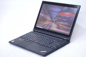 【即配】Xeon 贅沢装備 搭載ワークステーション！ThinkPad P50 XeonE3-1505M RAM64G SSD512G 15.6FHD Win10 Quadro M2000M Office2019